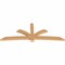 Ekena Millwork Davenport Timber Gable Bracket, Western Red Cedar, 108"W x 40"H x 3 1/2"D x 5 1/2"F, 9/12 Pitch GBW108X40X0406DAV00SWR - alternate 2